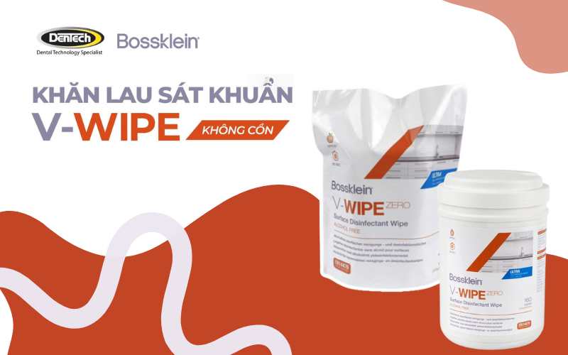 V-WIPE khăn lau sát khuẩn loại không cồn
