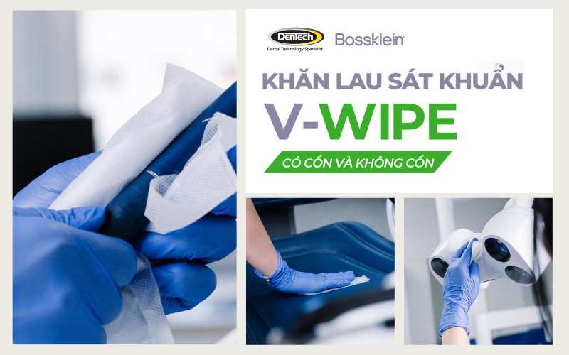 khăn lau sát khuẩn Bossklein chỉ 60 giây