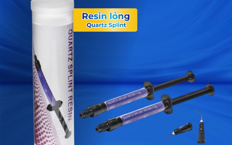 Resin lỏng được thiết kế kết hợp cùng sợi gia cố Quartz Splint