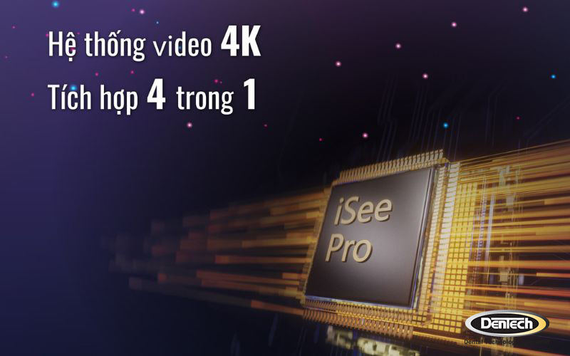 Tích hợp 4 trong 1 với hệ thống video 4K sắc nét