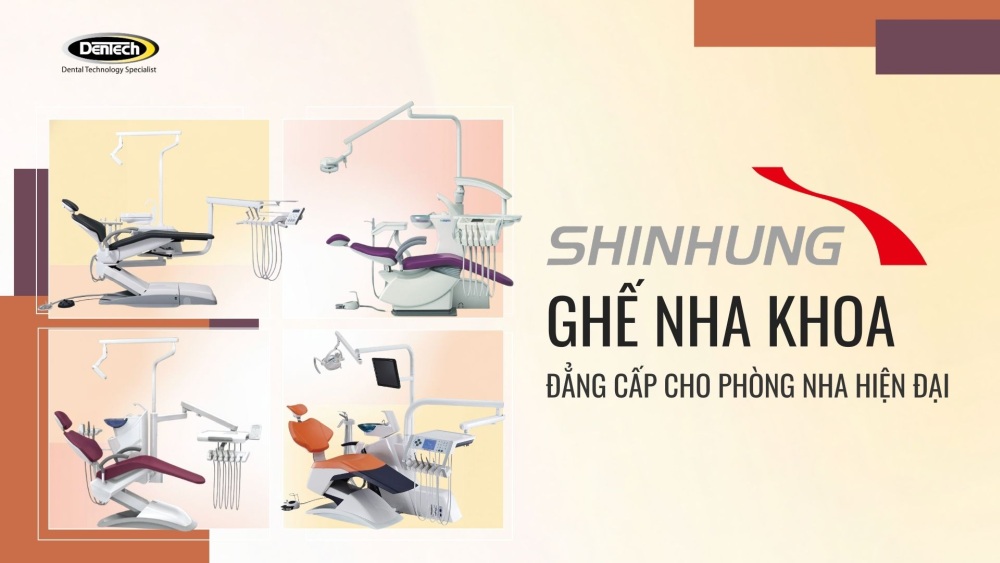 Ghế nha khoa Shinhung: Đỉnh cao công thái học và trải nghiệm khách hàng toàn diện