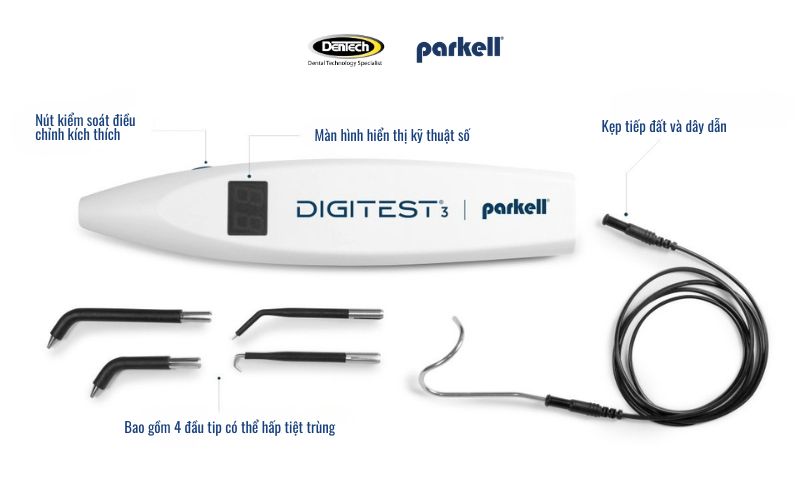 Cấu tạo của Máy Digitest 3 Pulp Vitality Tester
