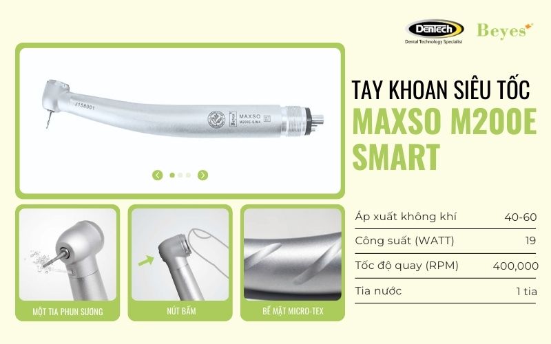 tay khoan siêu tốc Maxso M200E Smart