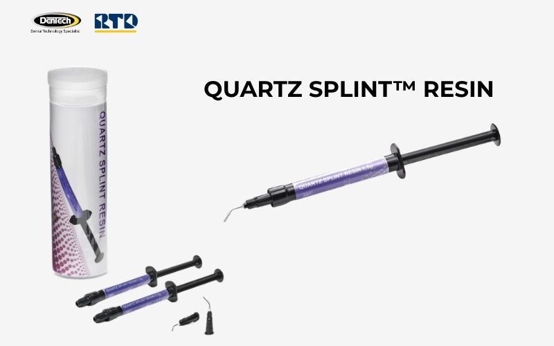 Quartz Splint Resin giúp đảm bảo tính đồng nhất của hệ thống sợi gia cố
